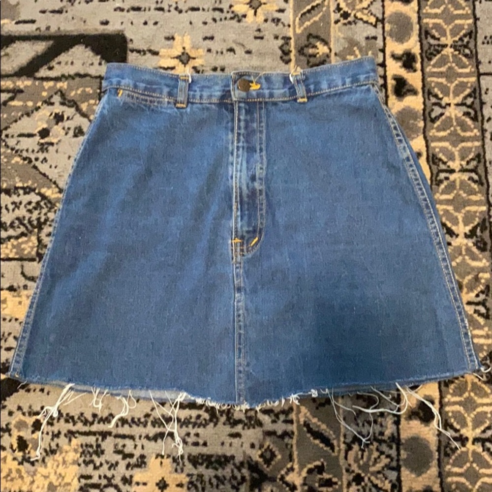 Jean Mini Skirt